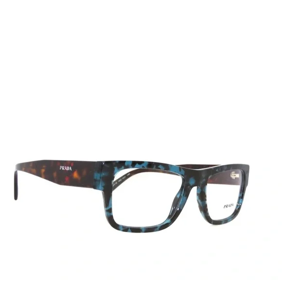 Prada PR 15YV 15 06Z1O1 52 Teal Havana Eyeglasses 15Y